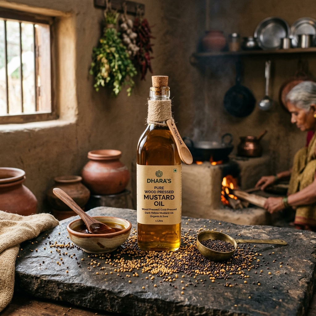 Cold pressed mustard oil